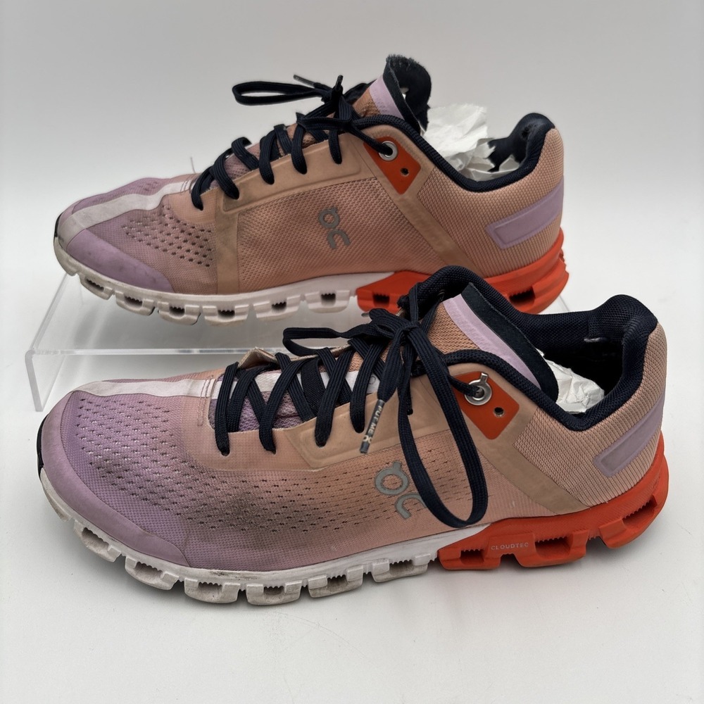 Womens On Cloud Cloudflow Rose Fiji Shoes 35.98686 Running Cloud Size W8 Read*